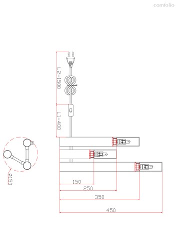 Настольный светильник Freya FR5109TL-03G - Freya