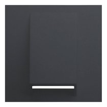 Лицевая панель для вывода кабеля 35170 MB, черный сатин - Rikett