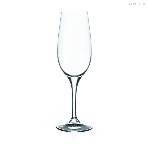 Бокал-флюте для шампанского 180 мл хр. стекло Luxion Invino RCR Cristalleria 6 шт. - RCR Cristalleria Italiana