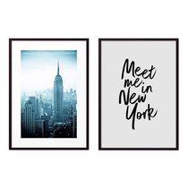 Коллаж Нью-Йорк №10, 50x70 см - Dom Korleone