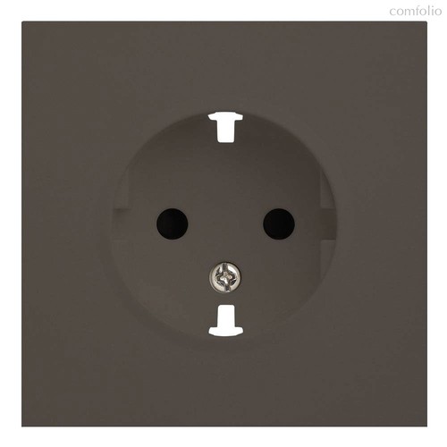 Лицевая панель для розетки 2к+з 35632 CP, капучино - Rikett