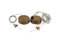 Magnetic track Комплект подвесной для магнитного шинопровода. Цвет темная бронза, D80 мм, L1500мм - Donolux
