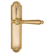 Дверная ручка на планке Fratelli Cattini MARANI PL248-OLV полированная латунь