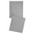 Дорожка на стол классическая серого цвета из хлопка из коллекции Essential, 53х150 см - Tkano