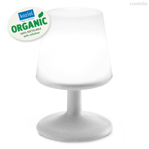 Лампа настольная LIGHT TO GO Organic серая - Koziol