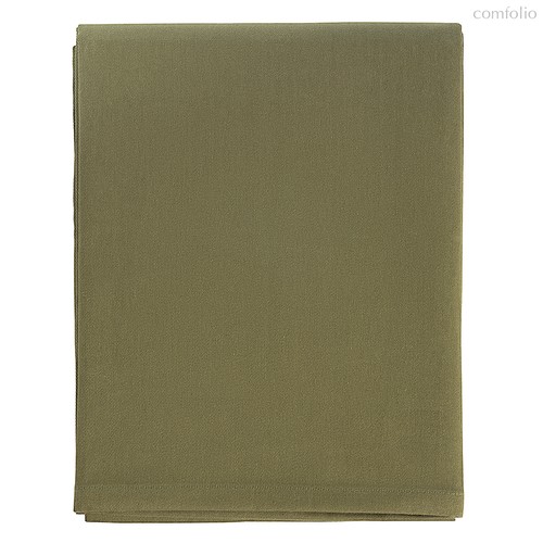 Скатерть из хлопка оливкового цвета из коллекции Essential, 170х170 см - Tkano