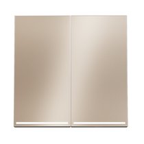 Клавиши для выключателя/переключателя двухклавишного с подсветкой, S70 Metal платина - Voltum