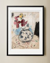 Жикле Vintage Abstarct flowers - Louvre Home