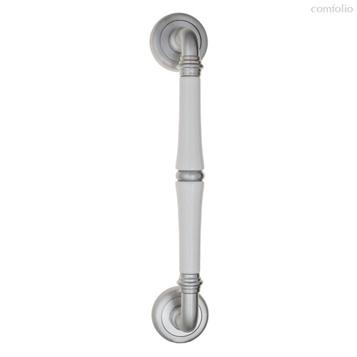 Ручка скоба Fratelli Cattini GRACIA CERAMICA BIANCO 300мм (250мм) D1-CS матовый хром - Fratelli Cattini