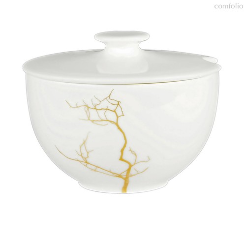 Сахарница Dibbern Золотой лес 250 мл, фарфор костяной - Dibbern