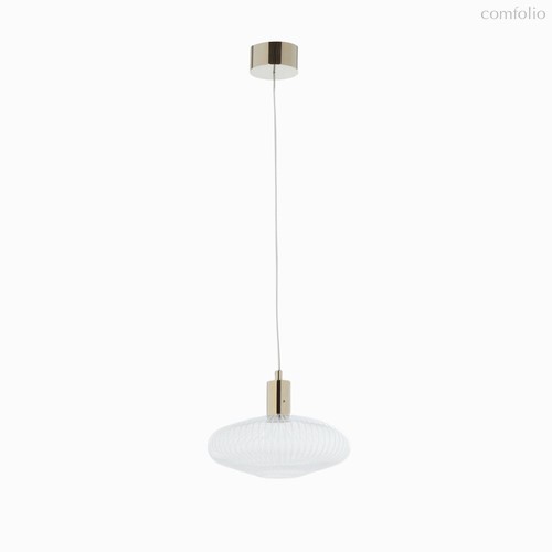 Подвесной светильник Waterfall диаметр 25, цвет золотой/прозрачный - Cosmo