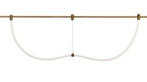 LED, Line, DC24V, 30Вт, 1200Лм, D22xL2000 мм, Ra90, 360°, 3000К, IP20, темная бронза, центральное крепление в комплекте светильник для Magnet Modular System «CODE 1.2» - Donolux
