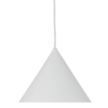 Лампа подвесная Benjamin XL, белая матовая, белый шнур - Frandsen