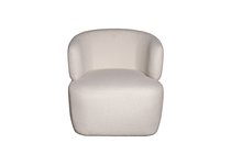 Кресло Тироло (Tirolo) букле белое 73x79x76см - Garda Decor