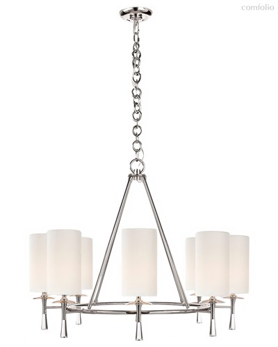 Серебряная люстра Валенте, цвет никель - Louvre Home