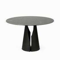 Обеденный стол Giano диаметр 120, цвет черный - Cosmo Red