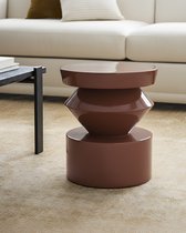 Тёмно-красный приставной столик Сигет - Louvre Home