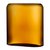 Ваза прямоугольная Nude Glass Слои 27,6 см, коричневая, хрусталь - Nude Glass