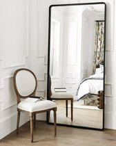 Чёрное зеркало в полный рост Уилкокс, цвет черный - Louvre Home