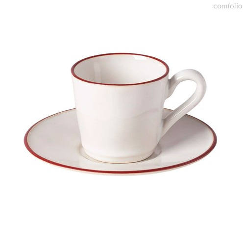 Чайная пара Beja White Red ATCS01-RED (01018E/00121K) - Costa Nova