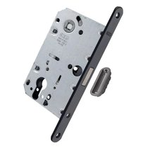 B06103.50.F9.640 Замок межкомнатный (тех. упак.) под цилиндр AGB MEDIANA POLARIS (мат.графит)+отв.пл - AGB