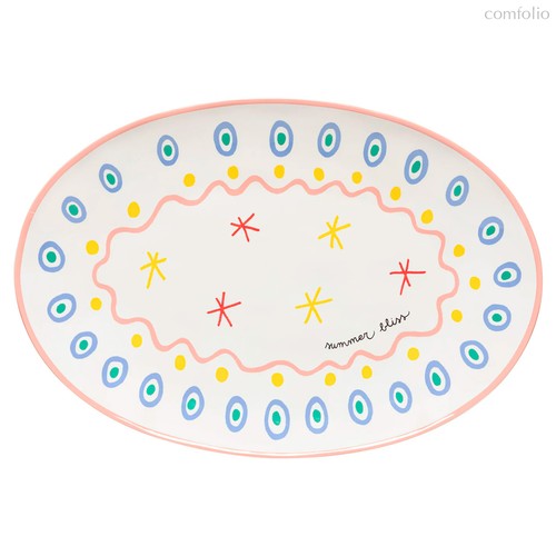 Блюдо овальное Summer Bliss Sun GOA451-SUM (GOA451-05924J) - Costa Nova