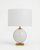 Белая настольная лампа Иветт - XS, цвет белый - Louvre Home