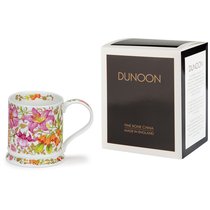 Кружка Dunoon "Барочные цветы. Айона" 400мл (фуксия) - Dunoon