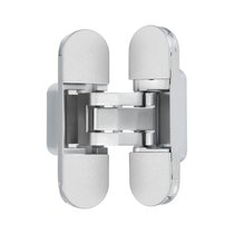 Петля скрытая с 3D регулировкой 110x30-3D-M.CHROME (матовый хром, с металлическими накладками) - Archie