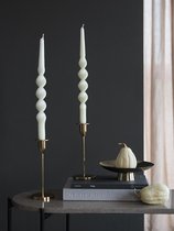 Набор из двух свечей кремового цвета из коллекции Essential, 35 см - Tkano