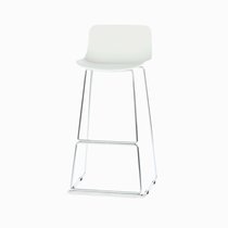 Барный стул Neo, цвет белый/хром - Cosmo