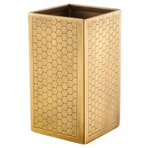 Стакан для зубных щеток МЁД, цвет Состаренная латунь - Covali