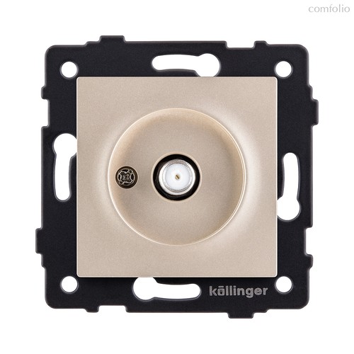 Розетка спутниковая SAT, золотой Kollinger REA-020GD для Aspekt, Eleganz, Reflex - Kollinger