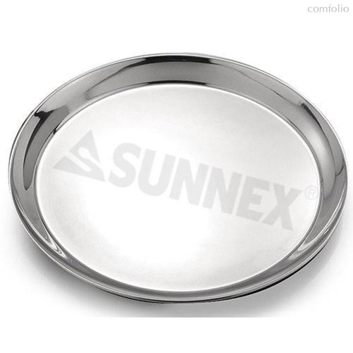Блюдо круглое d 40,5 см (поднос) нерж. SUNNEX - SUNNEX