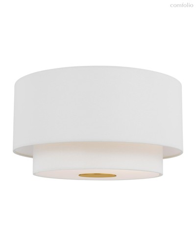 Золотой потолочный светильник Ларедо, цвет белый - Louvre Home