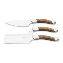 Набор ножей для сыра Legnoart Fromager, 3 предмета, ручки из светлого дерева, деревянная коробка - Legnoart
