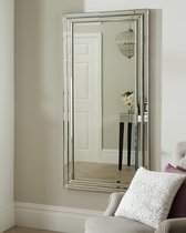 Зеркало в полный рост Анри, цвет античное серебро - Louvre Home