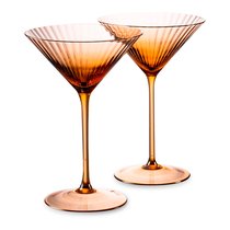Набор бокалов для мартини Anna Von Lipa Лион 210 мл, 2 шт, стекло хрустальное, кофейный - Anna Von Lipa