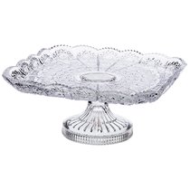 Фруктовница На Ножке Muza Crystal 27x27x12,5 см