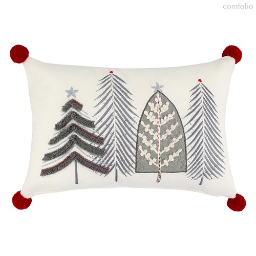 Чехол на подушку Enchanted pines из коллекции New Year Essential, 30х45 см - Tkano