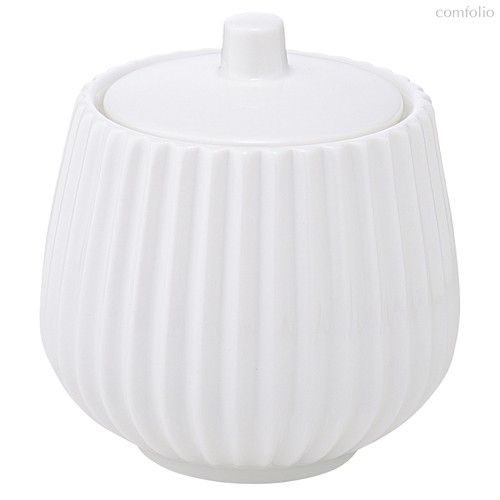 Сахарница белого цвета из коллекции Edge, 240 мл - Tkano