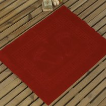 Коврик для ванной Likya, цвет красный, 50x70 - Bilge Tekstil