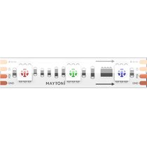 Светодиодная лента 12В 5050 14,4Вт/м 5м IP 68 Адресная (SPI) Цветная (RGB) 201245 - Maytoni