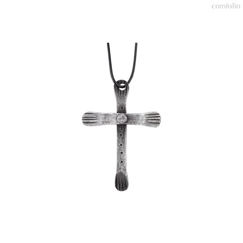 Кулон кованый на шнурке Крест - Covali