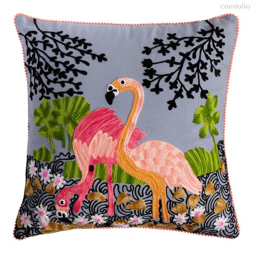 Подушка декоративная Фламинго с наполнителем - Covali