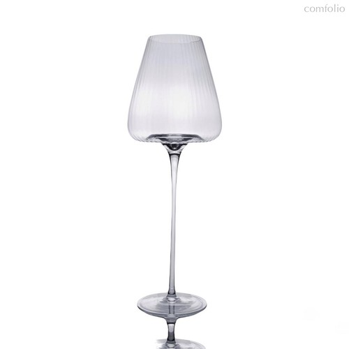 Бокал для вина 380 мл "Zie Optical" d 5,5 см h24 см оптические грани P.L. - BarWare - P.L. Proff Cuisine