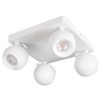 Споты потолочные настенные: Cпоты белые накладные GALOBA EL-4OxGU10 W - Kanlux