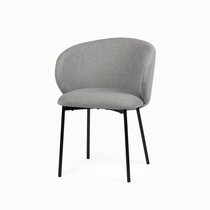 Обеденный стул Jhonas, цвет темно-серый/черный - Cosmo