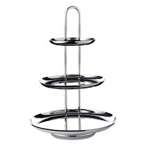 Блюдо трехъярусное Edzard Апус h40 см, сталь нержавеющая - Edzard