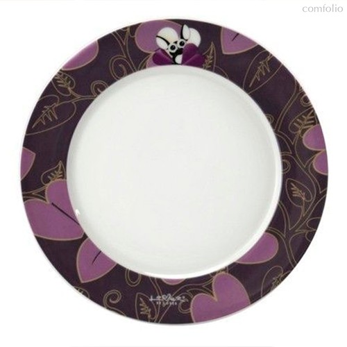 4пр набор тарелок диаметром 21,5см Lover by lover, цвет фиолетовый - BergHOFF